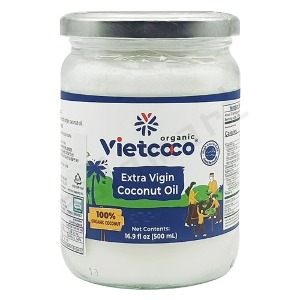  비엣코코 유기농 코코넛오일 실버 500mlvietcoco Organic virgin coconut oil  유통기한 2025.01.16  정상가 12,000---&gt;할인가 11,400원